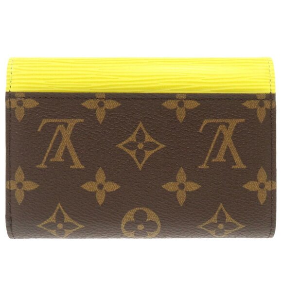 LOUIS VUITTON Brown Monogram Leather Wallet - Picture 3 of 9
